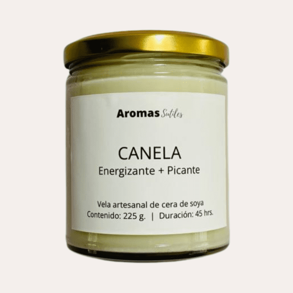 vela aromatica de canela