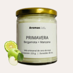 vela aromática de bergamota y manzana